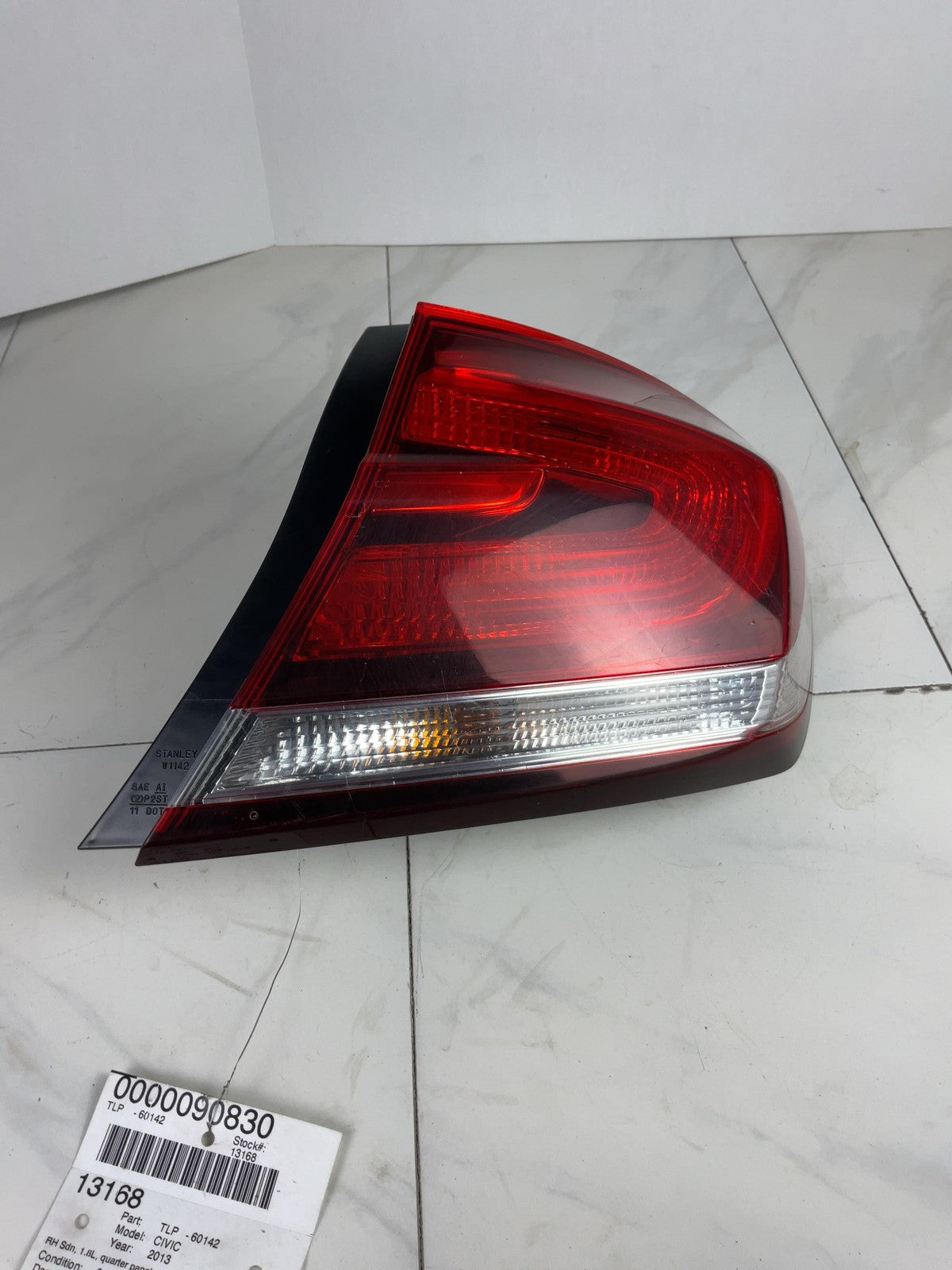 Tail Light Assembly HONDA CIVIC Right 13 14 150